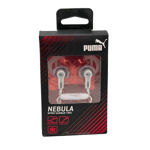 �v�[�} �C���i�[�C���[�p�b�h �l�C �g���₷�� �X�|�[�c�p�C���z�� �}�C�N�t�� PUMA NEBULA Sport Earbud +Mic �z���C�g