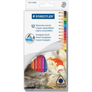 FM Xebh[ 12F FMZbgJ[yV hG Staedtler Mars Easy Grip Triangular Barrel Pre Shaped 2.9 mm Colored Pencils XeCz[  yNX}Xz