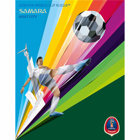 ポスター サッカー ワールドカップ ロシア オフィシャルポスター サマーラ 2018 FIFA World Cup Russia Samara Poster