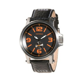 メンズ 腕時計 アナログウォッチ 人気 トーキョーベイ プレゼント ウォッチ クラシック Agent ブラック T807 本革バンド