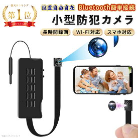 【楽天1位3冠獲得】 小型カメラ WIFI対応 スマホ対応 防犯カメラ 【選べるSDカード64GB/128GB/256GB】 小型 簡単DIY可能 ワイヤレス wifi 小型監視カメラ 1080P USB充電式 24時間録画 スマホ 遠隔監視 動体検知機能 長時間録画対応 証拠撮影