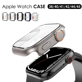 【レビューでミラネーゼベルトゲット】アップルウォッチ ULTRA デザイン カバー Apple Watch ケース ポリカーボネート ガラス付き AppleWatch Series SE 9 8 7 6 5 40mm 41mm 44mm 45mm アップルウォッチカバー おしゃれ スターライト シルバー【レビュー特典】