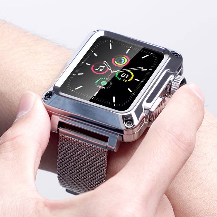 楽天市場】アップルウォッチ 高級ケース バンド2本セット Apple Watch