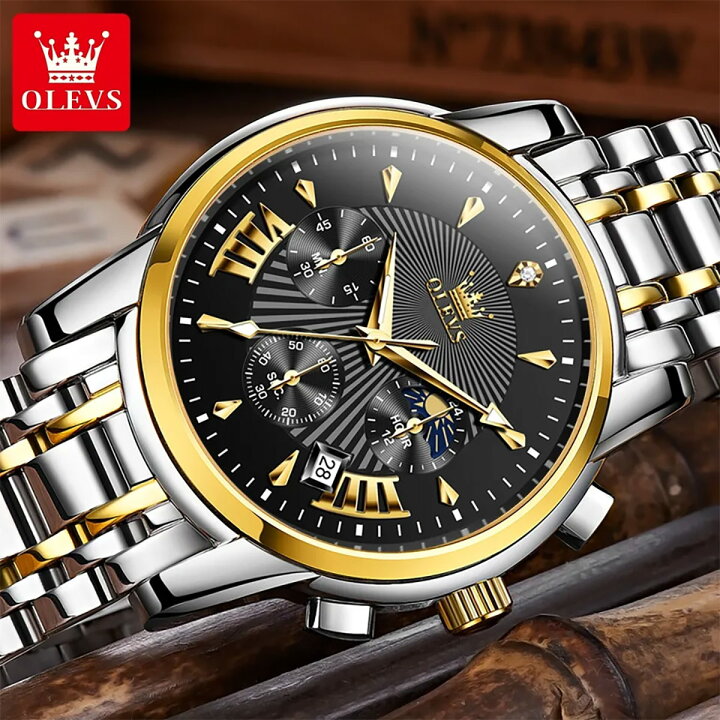 楽天市場】【お買い物マラソンP.UP!】腕時計 メンズ クロノグラフ  