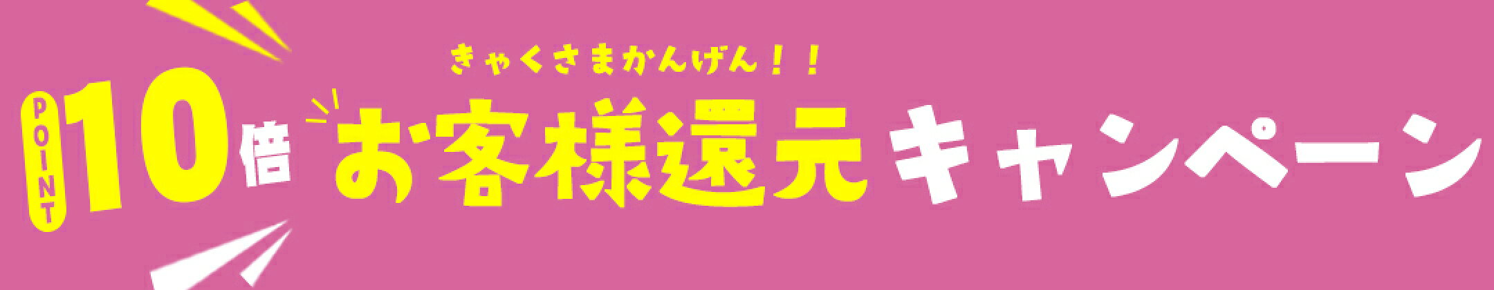 ポイント10倍開催！