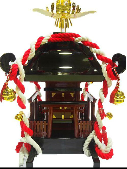 楽天市場】子供神輿 おみこし （普及型）軽量・木製・担ぎ棒・休憩台付 