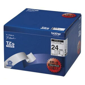 �����o�� �u���U�[�̔� TZE-251V10 �s�[�^�b�`�e�[�v24mm���^��10���y10�� 1��8m �z TZE251V10�y���������z ���~�l�[�g�e�[�v ������ TZe�e�[�v BROTHER
