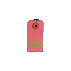 菅公工業 タ625 針金荷札カラー小赤 1箱2000枚