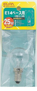 (LINE�N�[�|���L)�����d�� ELPA G-201H-C E14S�K�^�~�j25W C G201HC �G���p �N���A S�^�~�j�� S�`�~�j�� �d��