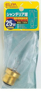 d ELPA G-704H-C VfA25W|B22D G704HC