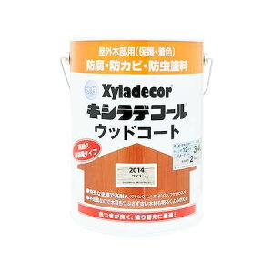 カンペハピオ 00097670430000 水性キシラデコール ウッドコート ワイス 3.4L【キャンセル不可】
