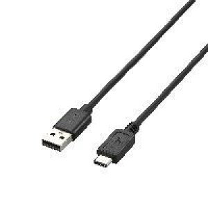 GR ELECOM U2C-AC05BK USB2.0P[u A-TypeC U2CAC05BK ubN m[} A-C^Cv USB-CP[u p\RӋ@ USBP[u