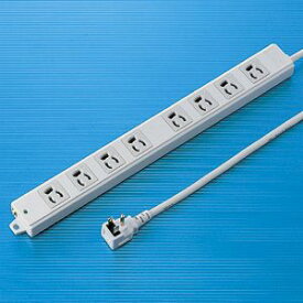 【即納在庫品】「直送」サンワサプライ TAP-KE8L-3 工事物件タップ 抜け止めコンセント 8個口 L型 ケーブル長3mTAPKE8L3 SANWA 抜け止めコンセント L型 電源タップ OAタップ