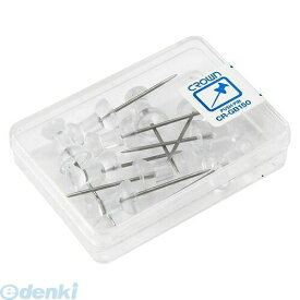 クラウン CR-GB150-T ダルマロング画鋲 11本 透明