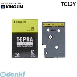 �L���O�W�� KING JIM TC12Y �e�[�v�J�[�g���b�W�E�J���[���x��