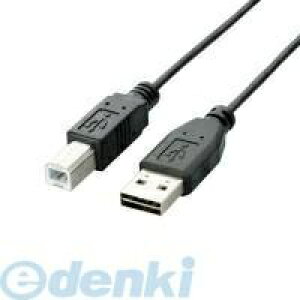 ELECOM �G���R�� U2C-DB15BK ���ʑ}��USB�P�[�u���iA-B�j
