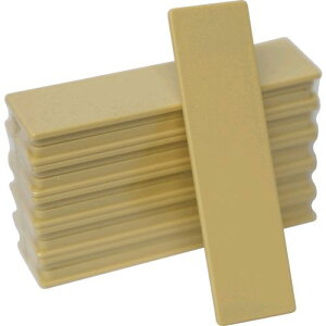 【即納在庫品】「直送」【個数:1個】日本統計機 S25-1Y マグネット式片面名札22X82 黄 1Pk 袋 =10枚入