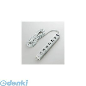 【即納在庫品】「直送」ELECOM エレコム T-WRMK3630LG/RS 工事用タップ EURoHS指令準拠 抜け止 3P 6個口 雷ガード マグネット 3m グレー