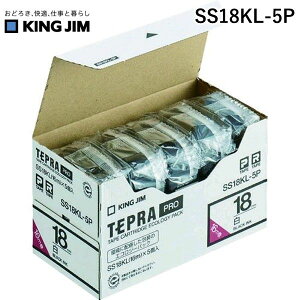 �y���[�݌ɕi�z�u�����v�L���O�W�� KING JIM SS18KL-5P PRO�e�|�v�G�R�p�b�N�����O�i���j