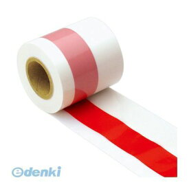 ササガワ タカ印 40-3081 紅白テープ 50m巻【1巻】