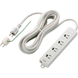 【即納在庫品】「直送」ELECOM エレコム T-ECOH3450NM EURoHS指令準拠抜け止めPCタップマグネット付／3P4口／5m TECOH3450NM