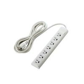 【即納在庫品】「直送」ELECOM エレコム T-H3730NM 法人用タップ 3P 抜け止め マグネット 7個口 3．0m TH3730NM 抜け止めPCタップ 簡易パッケージ