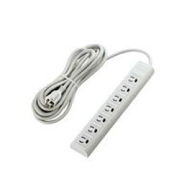 【即納在庫品】「直送」ELECOM エレコム T-H3750NM 法人用タップ 3P 抜け止め マグネット 7個口 5．0m TH3750NM 電源タップ 抜け止めPCタップ