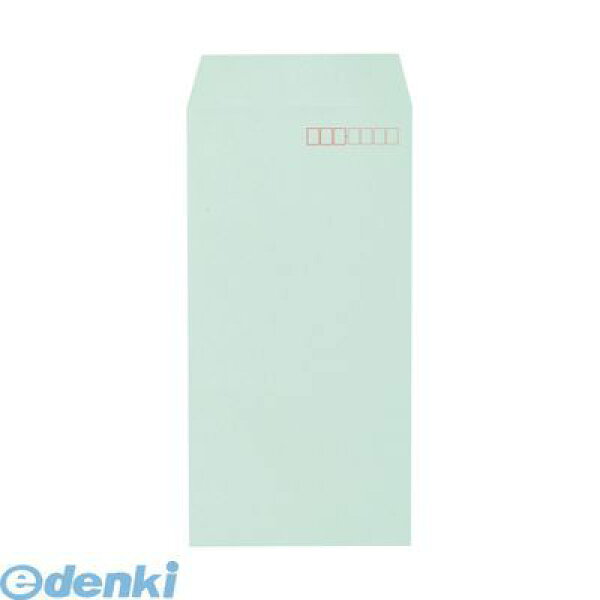 壽堂紙製品工業 31487 透けないカラー封筒【本体色－グリーン】【長3・100枚入】