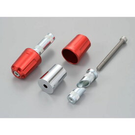 デイトナ DAYTONA 99951 ヘビーウエイトバーエンド リボルバー レッド ヘビーウエイトバーエンドレッド アルミビレット SUZUKI中空ハンドルタイプ バイク用