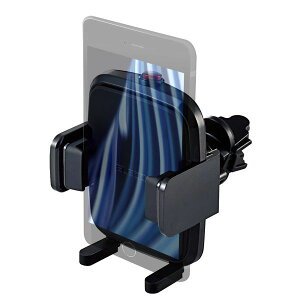 (LINE�N�[�|���L)�G���R�� ELECOM P-CARS12BK �X�}�z�p�ԍڃ����^�b�`�z���_�[ �G�A�R���N���b�v PCARS12BK