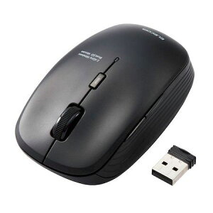 �G���R�� ELECOM M-BL21DBKBK ���C�����X�}�E�X ���� �R�� �u���[LED 5�{�^�� M�T�C�Y �u���b�N �i�ޖ߂�{�^��