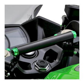 デイトナ DAYTONA 17861 バイク用 クランプバー Ninja400／250専用 マルチバーホルダー ライムグリーン