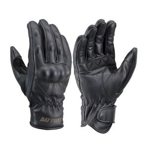 デイトナ DAYTONA 19561 バイク用 グローブ Mサイズ ブラック ゴートスキン ソフトプロテクター タッチパネル対応 春夏秋 本革 ヴィンテージライン HBG−063