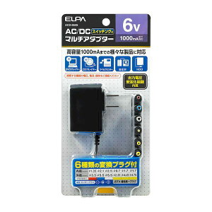 (LINE�N�[�|���L)�����d�� ELPA ACD-060S AC�[DC�}���`�A�_�v�^�[ 6V ACD060S