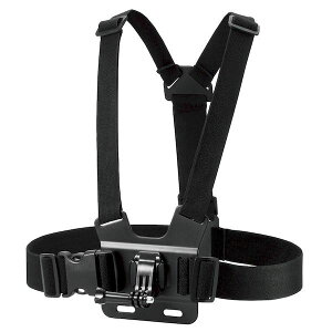 �G���R�� ELECOM AC-MBCH01BK GoPro HERO9�^8�^7�^6�^5�^MAX�p �}�E���g �`�F�X�g�^ �n���Y�t���[�B�e �n�[�l�X ���E�ȒP �u���b�N