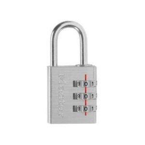 (LINE�N�[�|���L)MASTER LOCK 0071649315541 630JADSLV �i���o�[�ώ��싞�� 32mm �V���o�[
