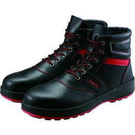 【あす楽対応】「直送」シモン Simon SL22R-23.5 安全靴　編上靴　SL22－R黒／赤　23.5cm