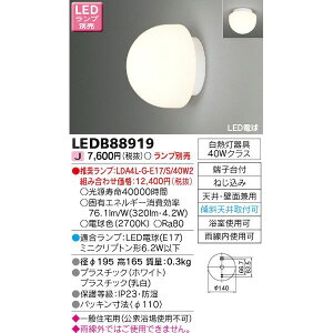 ŃCebN TOSHIBA LEDB88919 LED vʔ