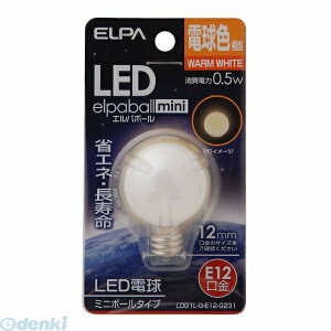 �����d�� ELPA LDG1L-G-E12-G231 LED�f���L���EG30�K�^E12