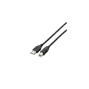 �G���R�� ELECOM U2C-BN50BK USB2.0�P�[�u�� 5.0m���R�l�N�^���������� U2CBN50BK