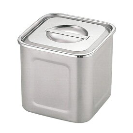 4520785066108 三宝産業 UK18−8深型角キッチンポット18cm手無