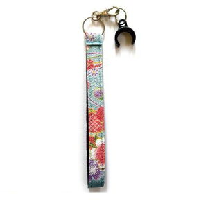 【個数:1個】蝶屋物産 Z-148 直送 代引不可・他メーカー同梱不可 ちりめんストラップ【青】 Z148