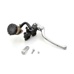 デイトナ DAYTONA 95653 NIISSIN ラジアルブレーキマスターシリンダー φ19mm ブラック/シルバー 【スモークタンク】