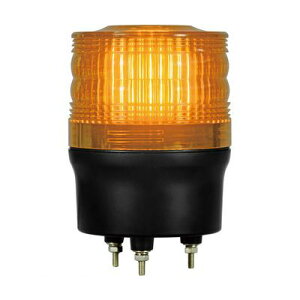 【個数:1個】日恵 VL09R-200XY 直送 代引不可・他メーカー同梱不可 LED回転灯φ90 ニコトーチ・90【黄】 ワイド電源 AC100V〜200V ブザー付VL09R200XY
