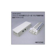 SANWA 2CM-205T ボタン電話用MJロ−ゼット RJ−11 4C 5連【サンワD】 2CM205T