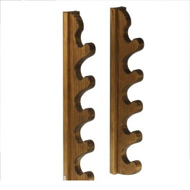 Aqua Rideo アクアリデオ 4985218112720 直送 代引不可・他メーカー同梱不可 イージーラック ロッド ウェーブスタイル5段 with 壁美人 ブラウン