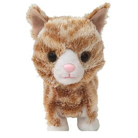 4549545490502 【6個入】49050 ウォーキングスウィートキティチャトラ【キャンセル不可】 ウォーキングスイートキティ ぬいぐるみ 茶トラ 動くぬいぐるみ 動くおもちゃ 電子ペット