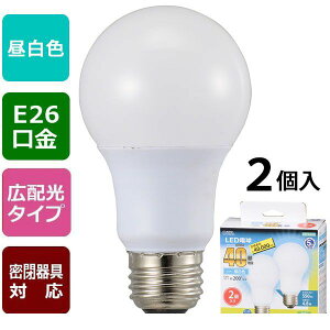 �I�[���d�@ LDA5N-G AG53 2P LED�d�� 40�`�����^550lm�^�����F�^E26�^�L�z��200°�^���`���Ή��^2�� LDA5N�|G AG53 2P LDA5NGAG532P