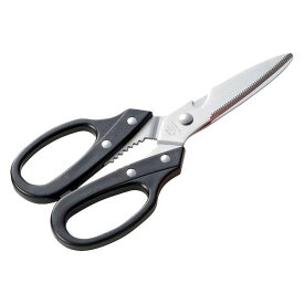 【11/10限定！抽選で最大100％ポイントバック】4967151173402 エムテートリマツ カラーハンドル キッチン鋏 黒