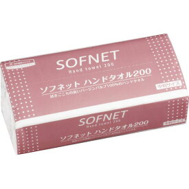 【即納在庫品】「直送」クレシア 36300 ハンドタオル200 チユウバン ソフネットハンドタオル【30セット】 36300ハンドタオル200チユウバン